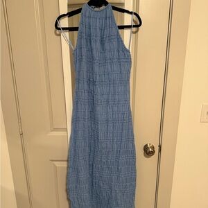 Abercrombie & Fitch Light Blue Halter Dress